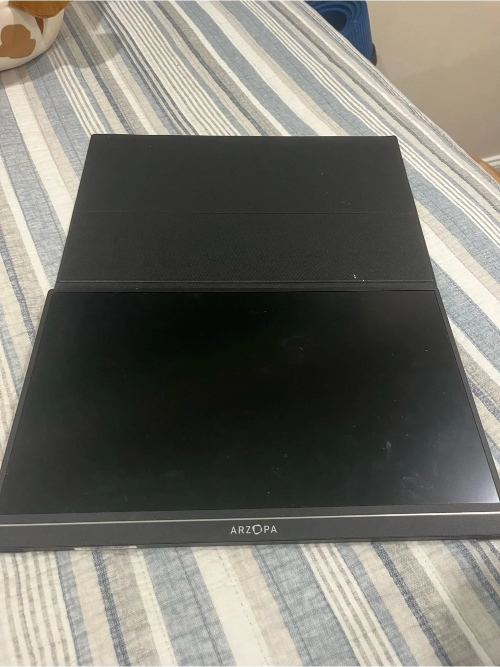Black Portable Monitor - Slim External Display
